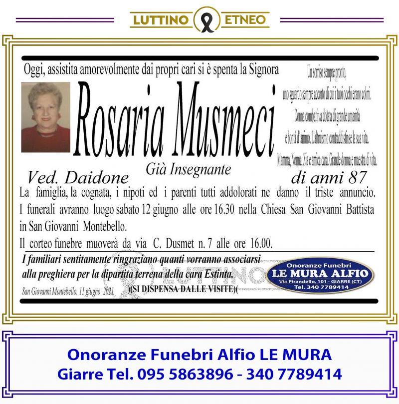 Rosaria  Musmeci 